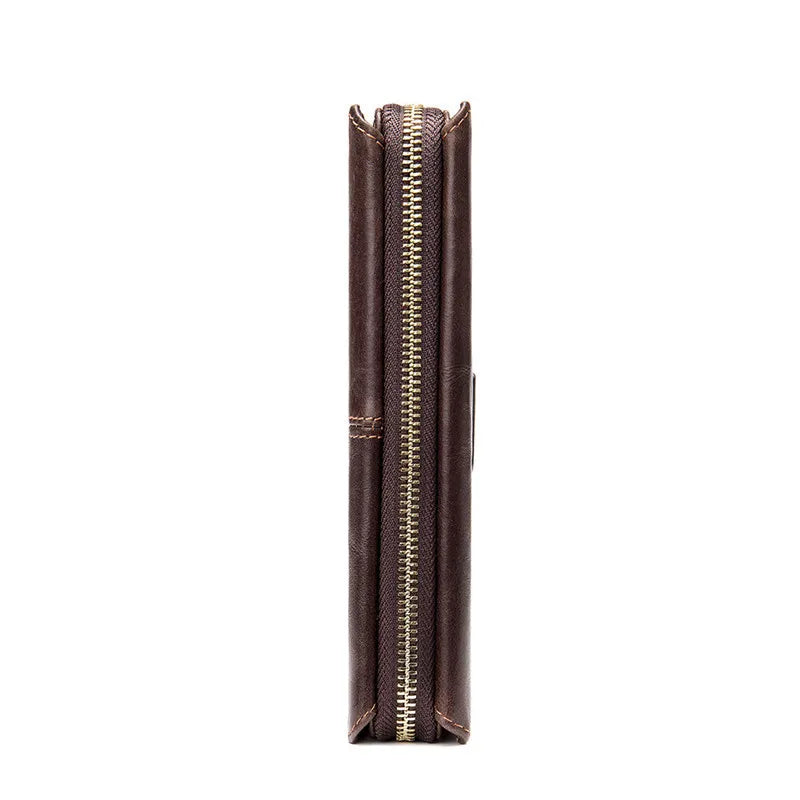 Carteira de Couro Masculina Male Clutch