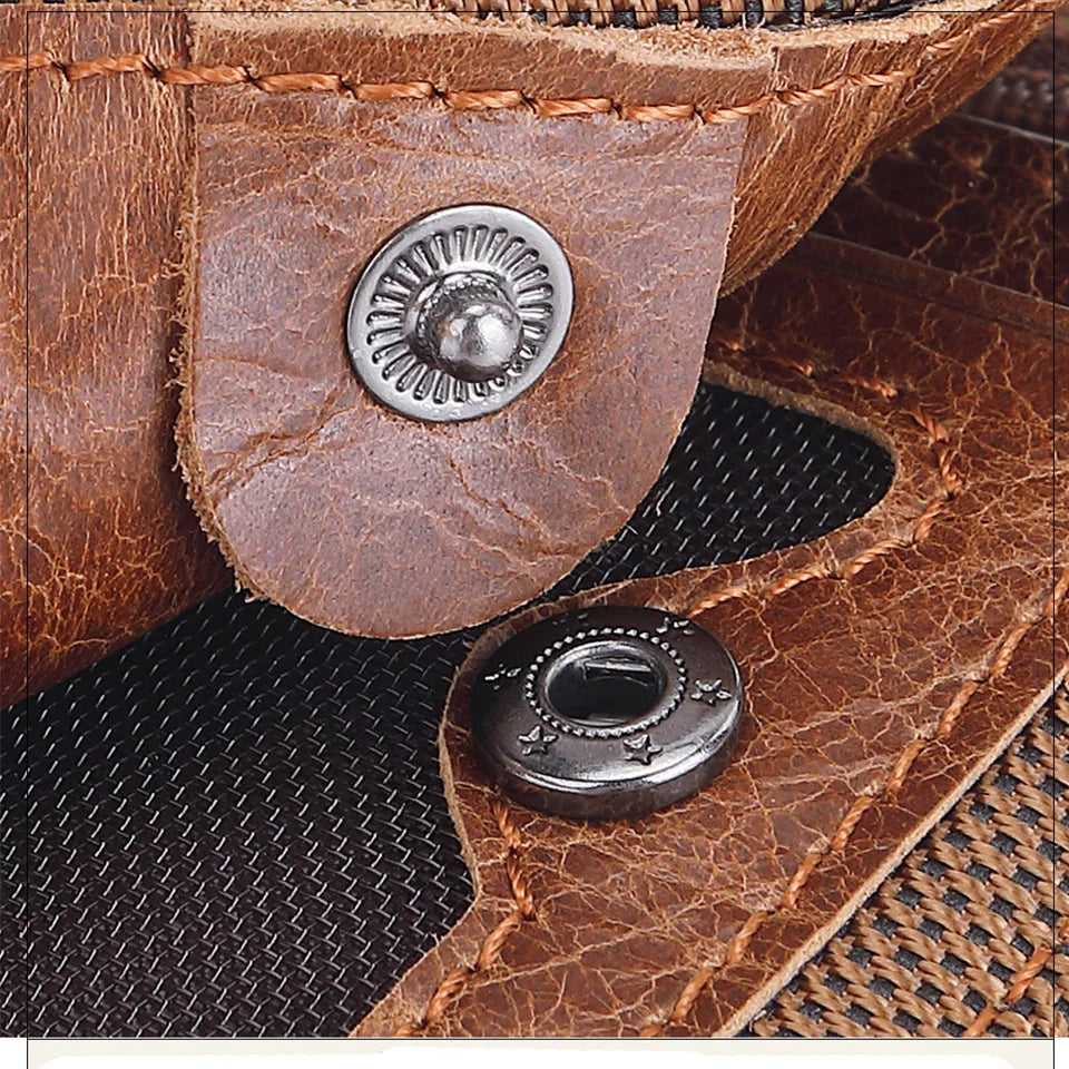 Bolsa de Mão de Couro Masculina TimelessHide