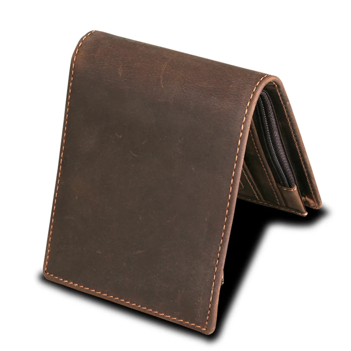 Carteira de Couro Masculina RFID Blocking Men's