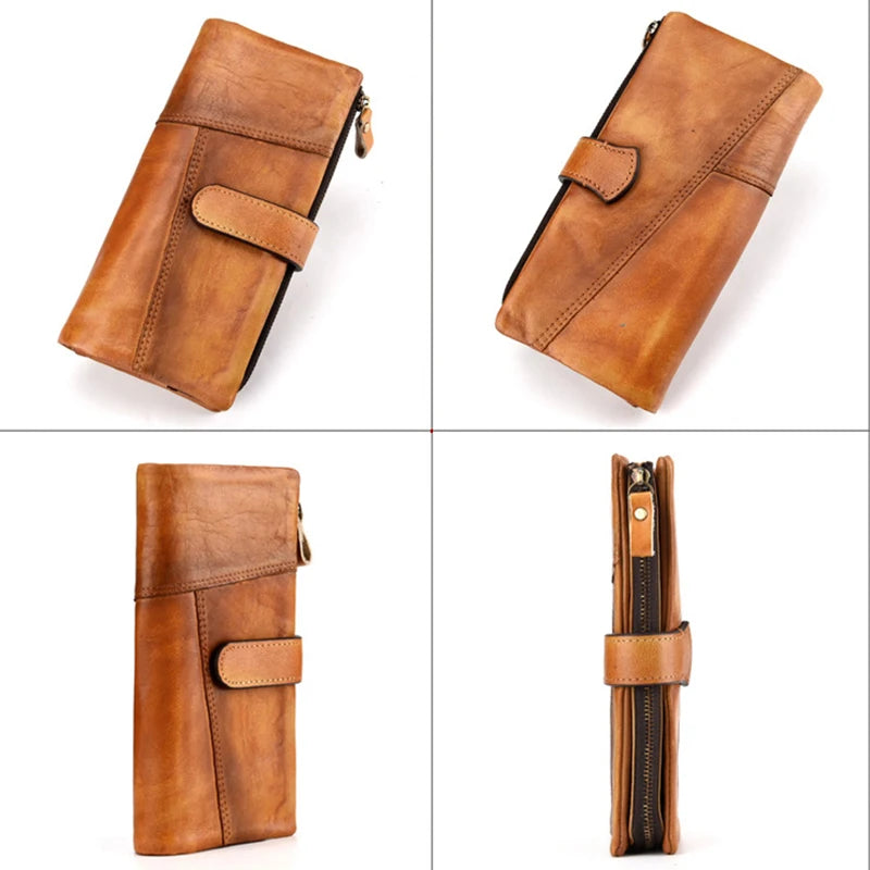 Carteira de Couro Longa Masculina LuxeHide