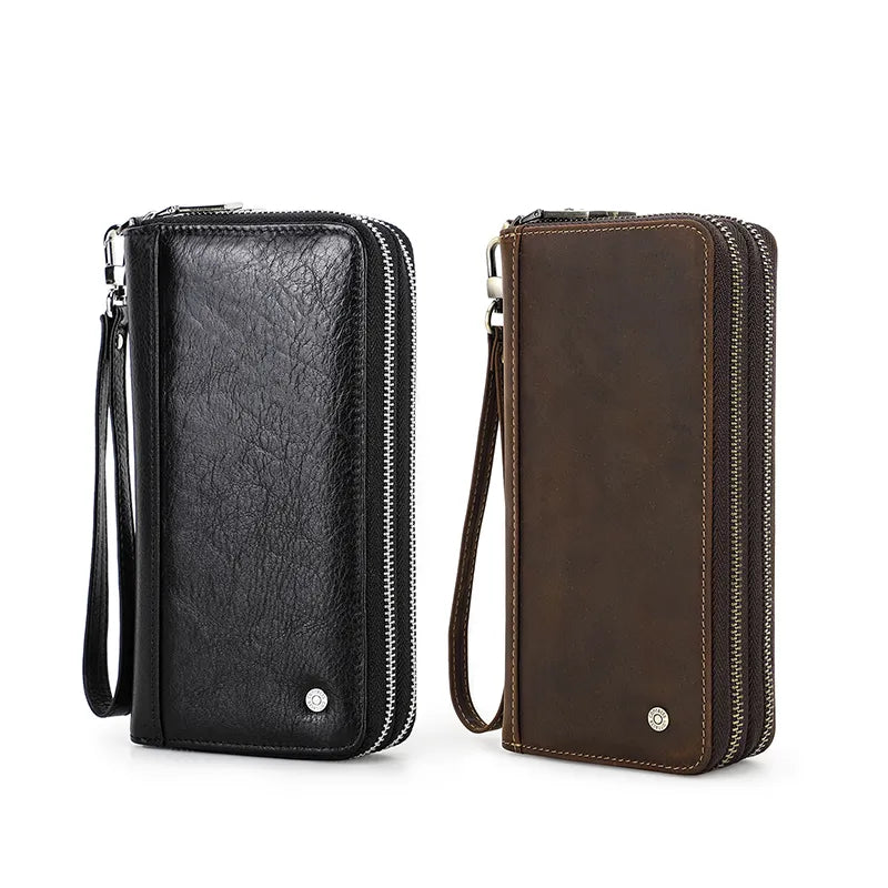 Bolsa de Mão Masculina de Couro GentCraze